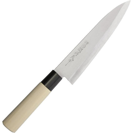 Due Cigni by Fox 7" Gyuto Knife, Maple Wood Handle Japanese Made - HH02 by Due Cigni