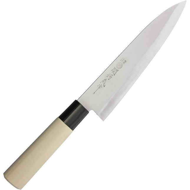 Due Cigni by Fox 7" Gyuto Knife, Maple Wood Handle Japanese Made - HH02 by Due Cigni