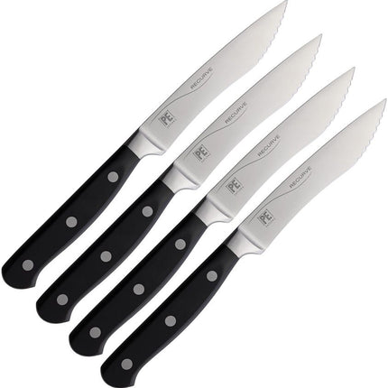 Perfect Edge Recurve Steak Knife Set (4) by PEC