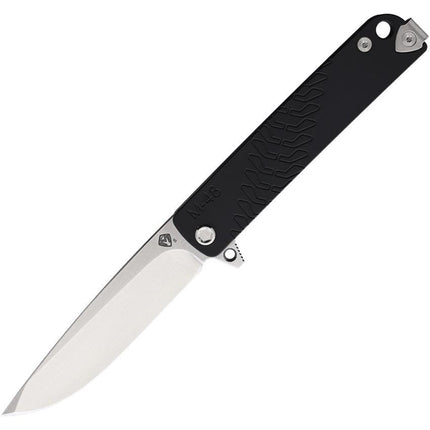 Medford M-48 - Tumbled S35VN - Black Aluminum & Tumbled Titanium by Medford Knife & Tool