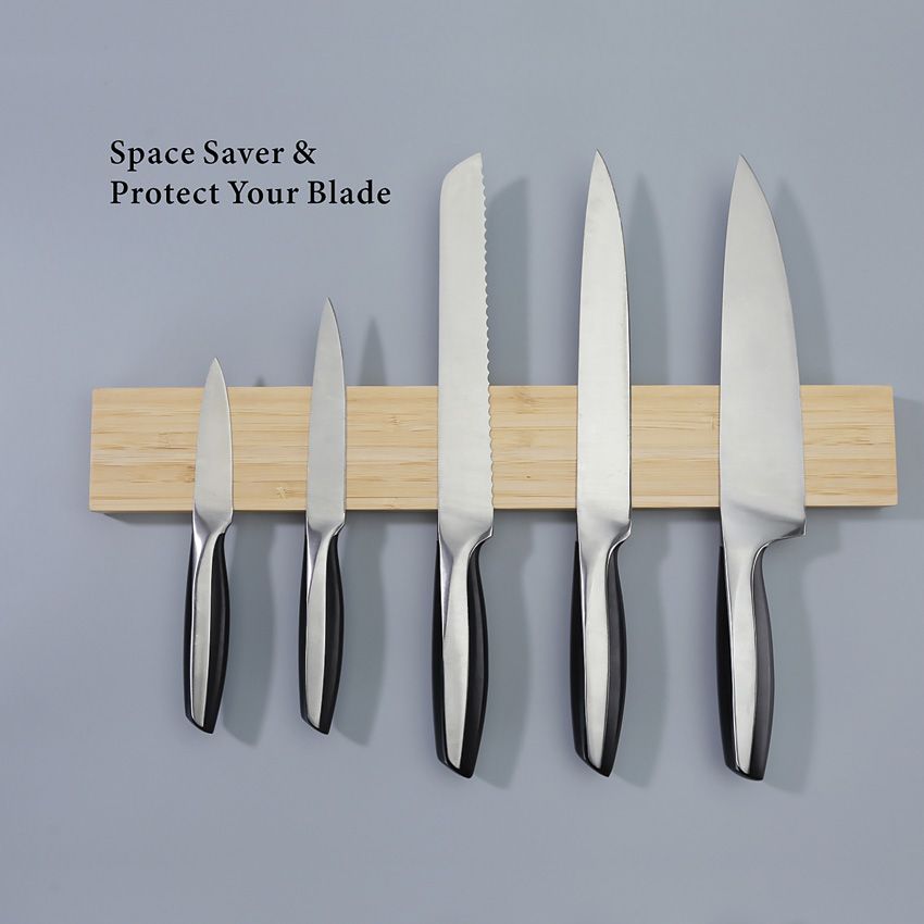 Bamboo Knife Holder (Magnetic)