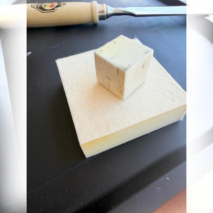 Rock Hard Deburring Felt Block For Knife Sharpening Remove Burr After Each Stone Pass 1 By 1 Inch by Razor Sharp AZ