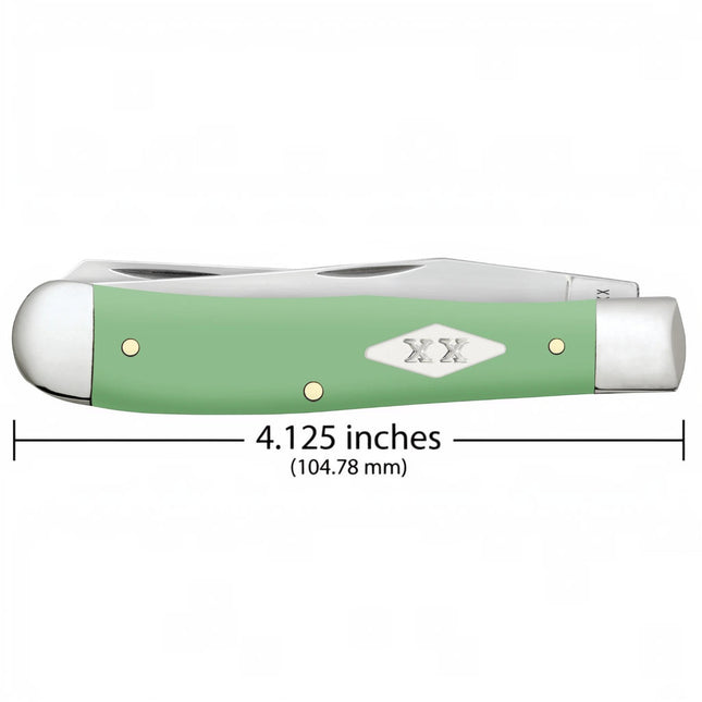 Case XX Mint Green Smooth Synthetic Trapper Folding Knife by Case®