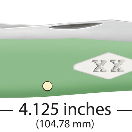 Case XX Mint Green Smooth Synthetic Trapper Folding Knife by Case®