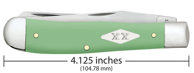 Case XX Mint Green Smooth Synthetic Trapper Folding Knife by Case®