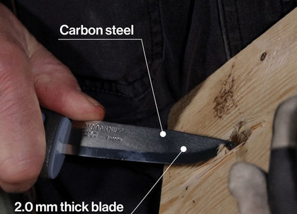 Mora Basic 511 Fixed Blade Knife - Black by Mora