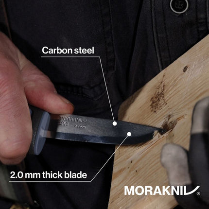 Mora Basic 511 Fixed Blade Knife - Black by Mora