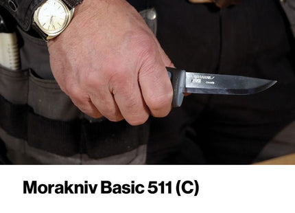 Mora Basic 511 Fixed Blade Knife - Black by Mora