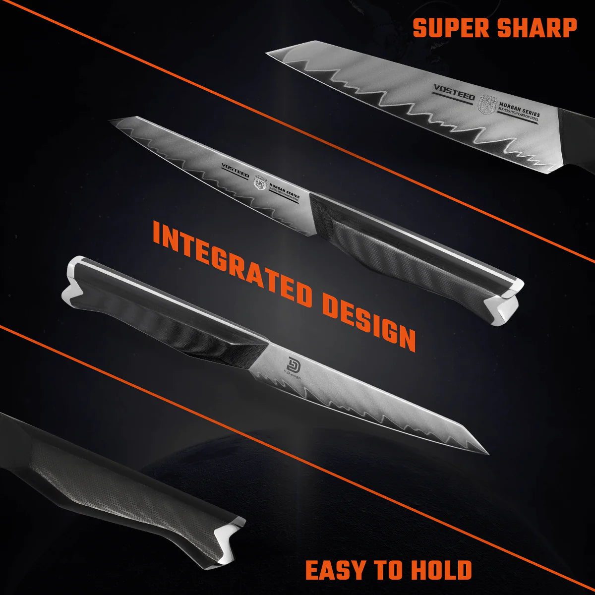 Vosteed Morgan 5" Paring Knife Set | Precision & Durability