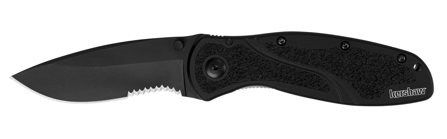 Kershaw Blur Serrated Pocket Knife | Versatile & Durable