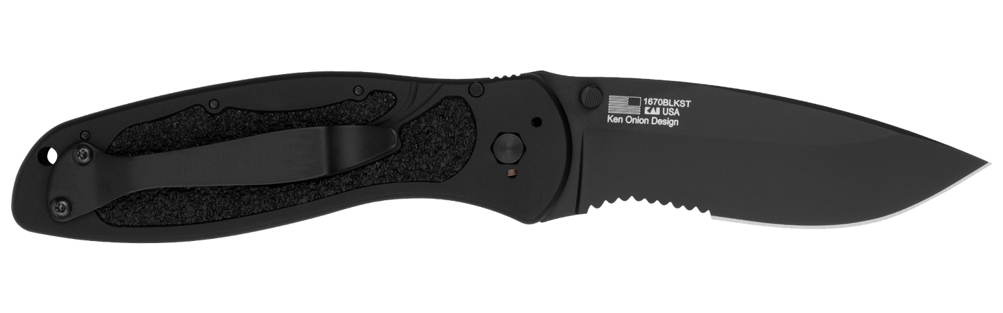 Kershaw Blur Serrated Pocket Knife | Versatile & Durable