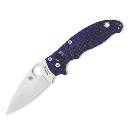 Spyderco Manix 2 Folding Knife – CPM S110V, Dark Blue G-10 Handle by Spyderco
