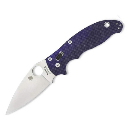 Spyderco Manix 2 Folding Knife – CPM S110V, Dark Blue G-10 Handle by Spyderco