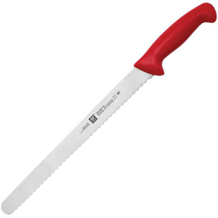 ZWILLING TWIN Master 11.5-inch Slicer Knife Red - serrated by Henckels-Zwilling