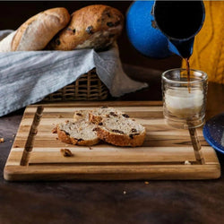 TeakHaus Scandi 16 x 11 Inch Rectangular End Grain