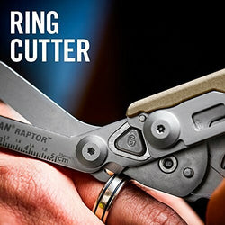 LEATHERMAN, Raptor Rescue, 6-in-1 Heavy-Duty Emergency/Trauma Shears, Made in the USA, Utility Holster Included