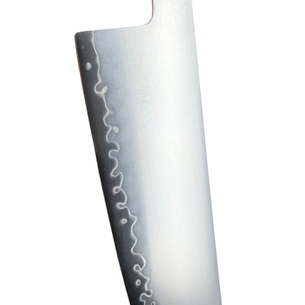 ZDP-189 Nakiri Kitchen Knife — 3-Layer Japanese Steel, Wood & Brass Handle