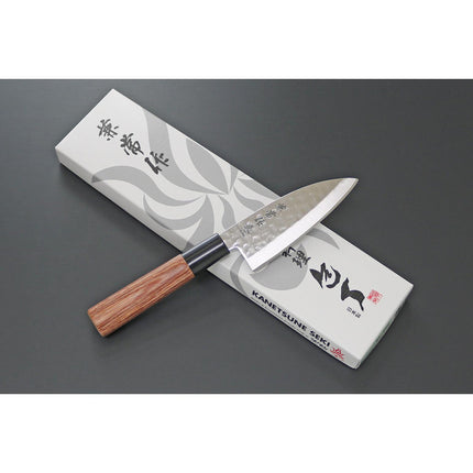 KC 950 Series KO Deba Knife 105mm Tsuchime Finish High Carbon Stainless Steel By Daido by Kanetsune