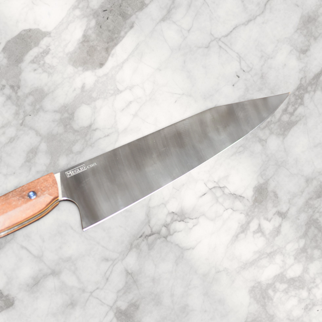 Meglio Semi Custom 8 inch Kiritsuke cd#1 Birch by Meglio Knives