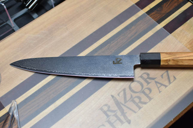 8.0 “ Custom VG-10 Damascus Chef Knife by Razor Sharp AZ