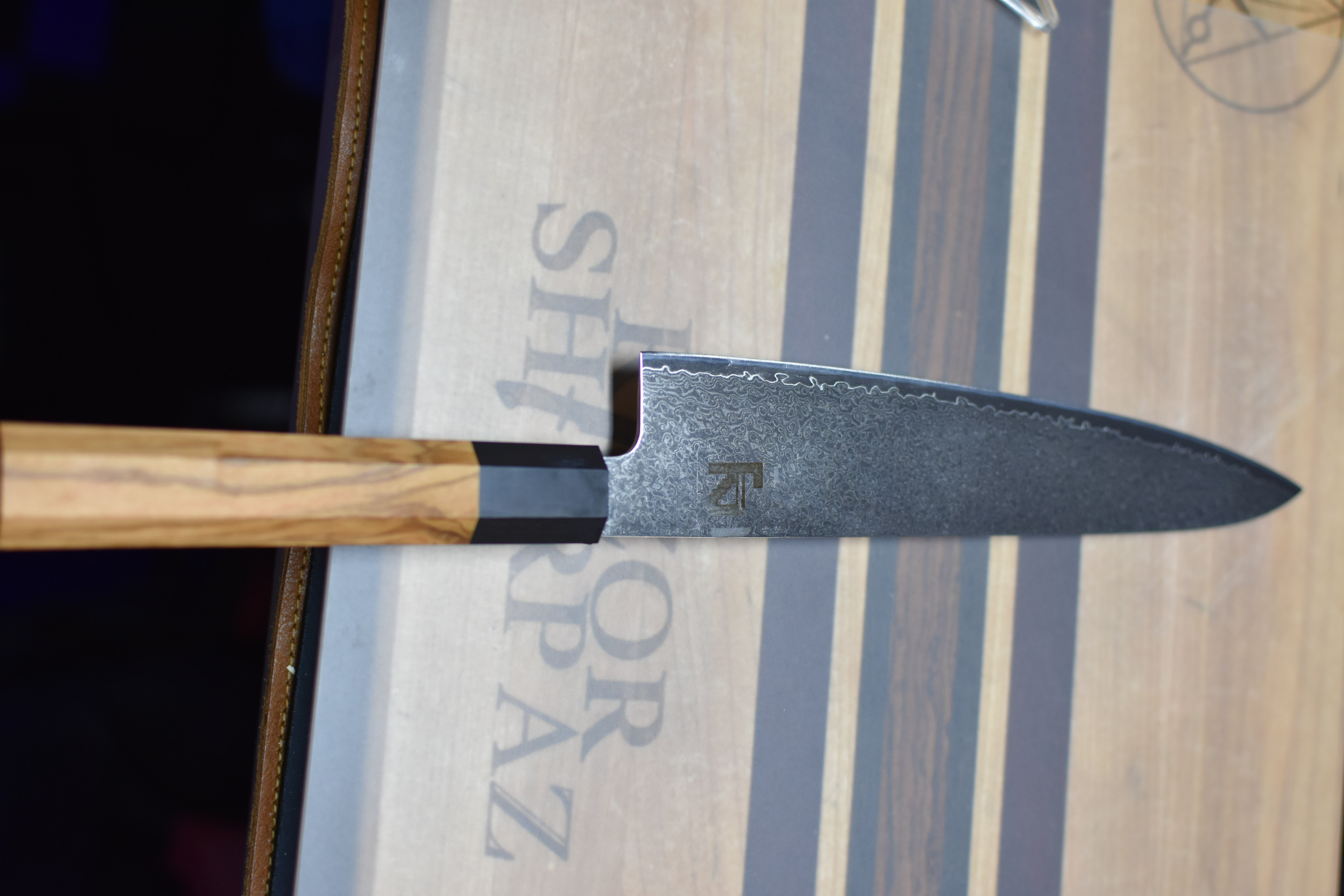 8.0 “ Custom VG-10 Damascus Chef Knife