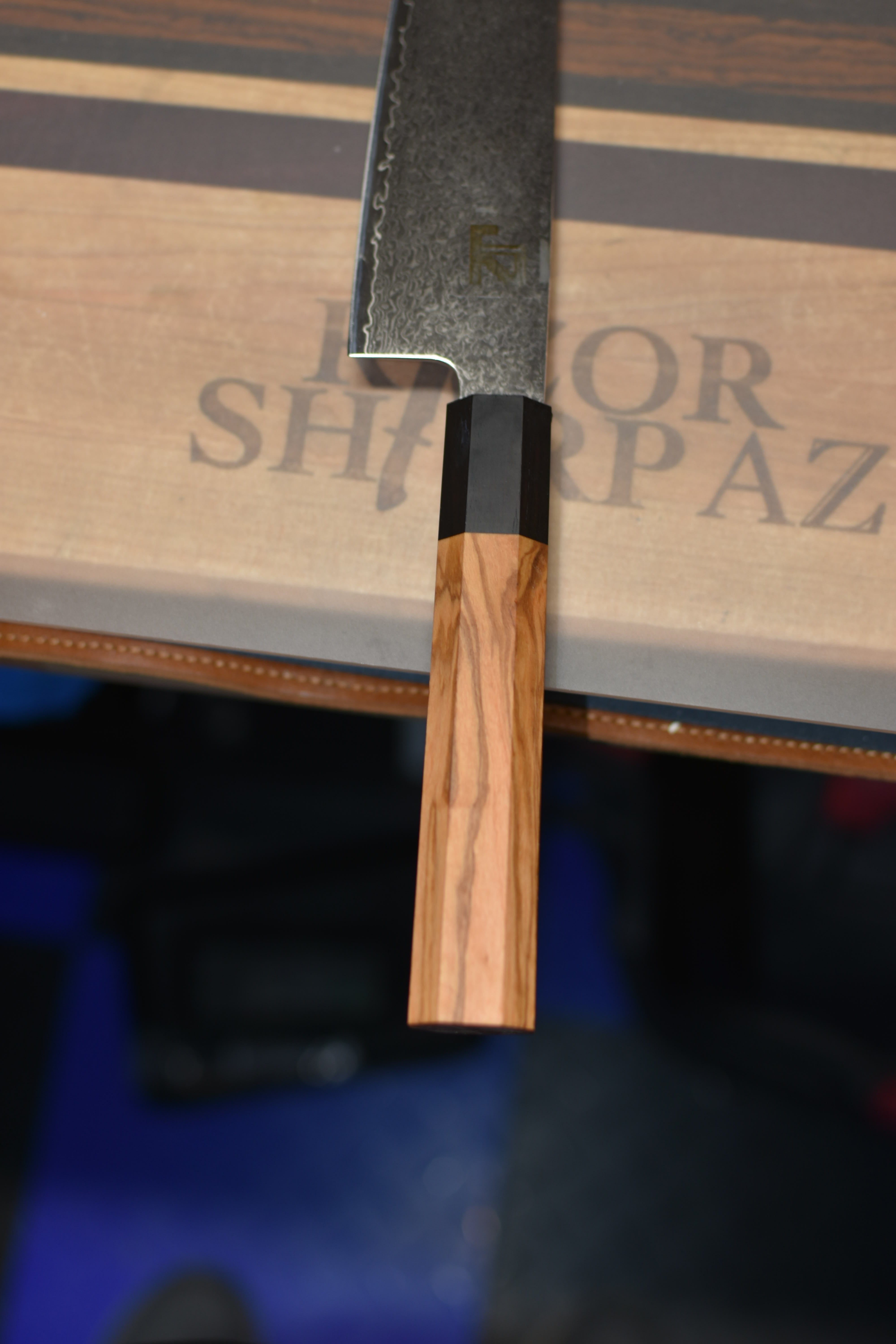 8.0 “ Custom VG-10 Damascus Chef Knife