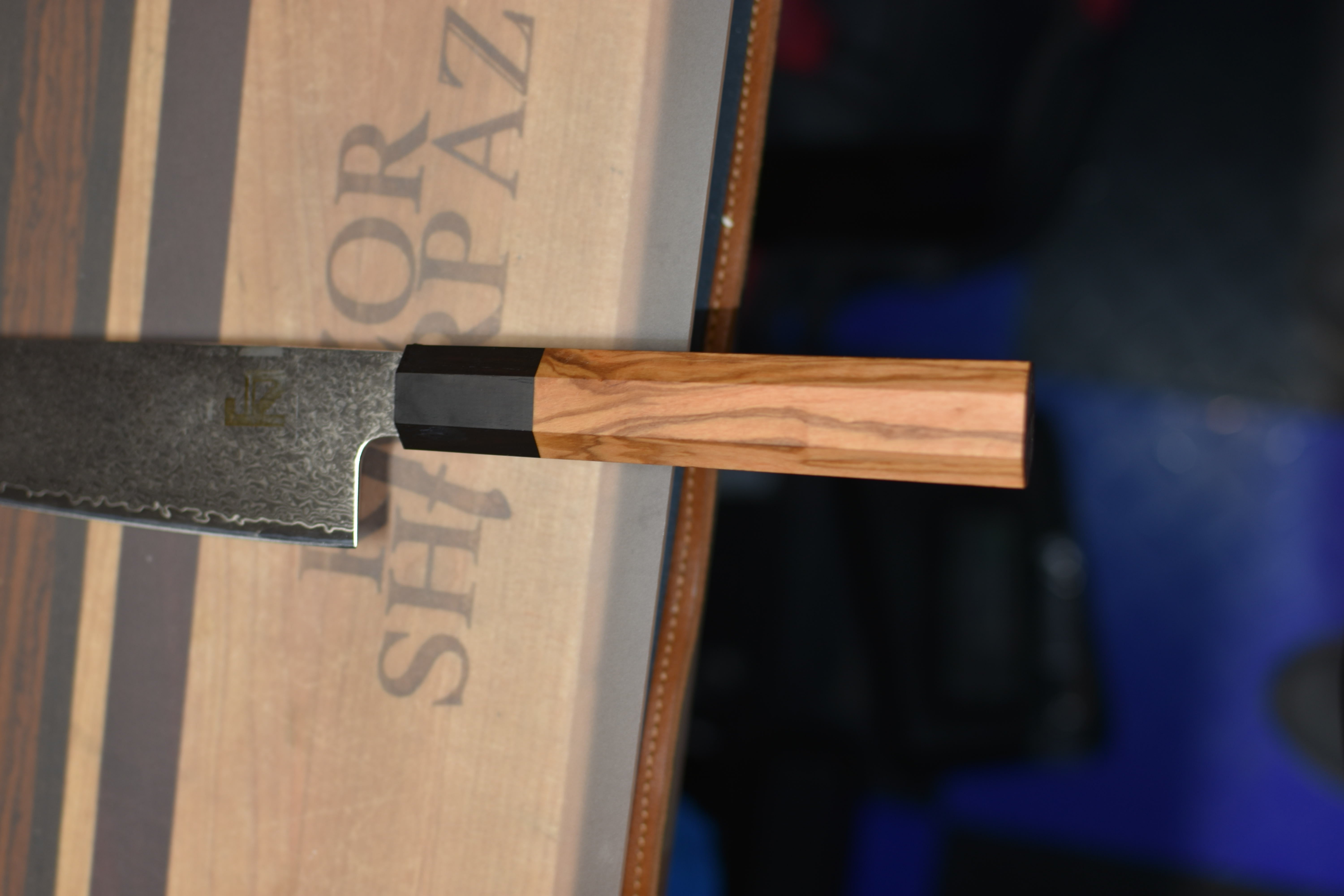 8.0 “ Custom VG-10 Damascus Chef Knife