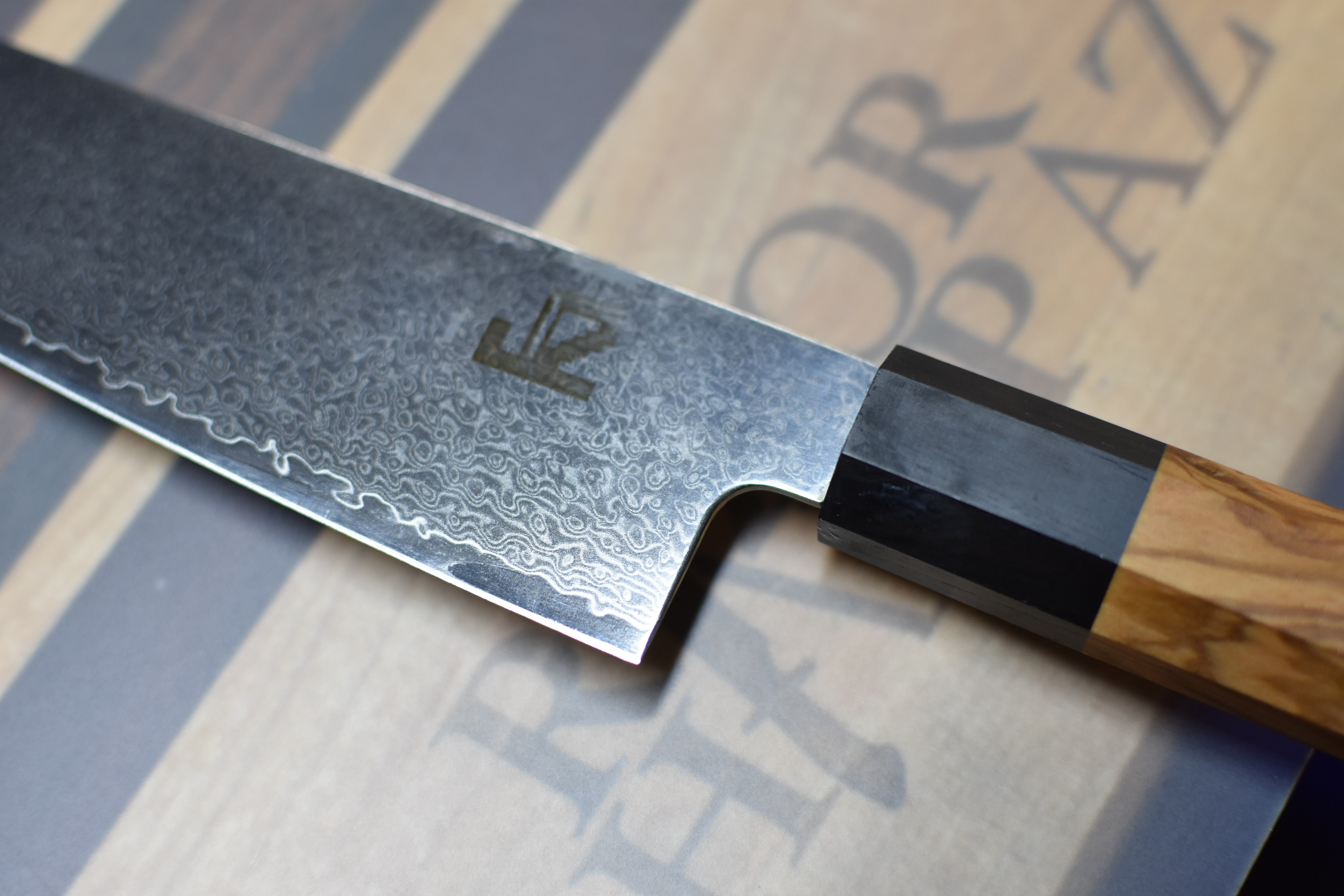 8.0 “ Custom VG-10 Damascus Chef Knife