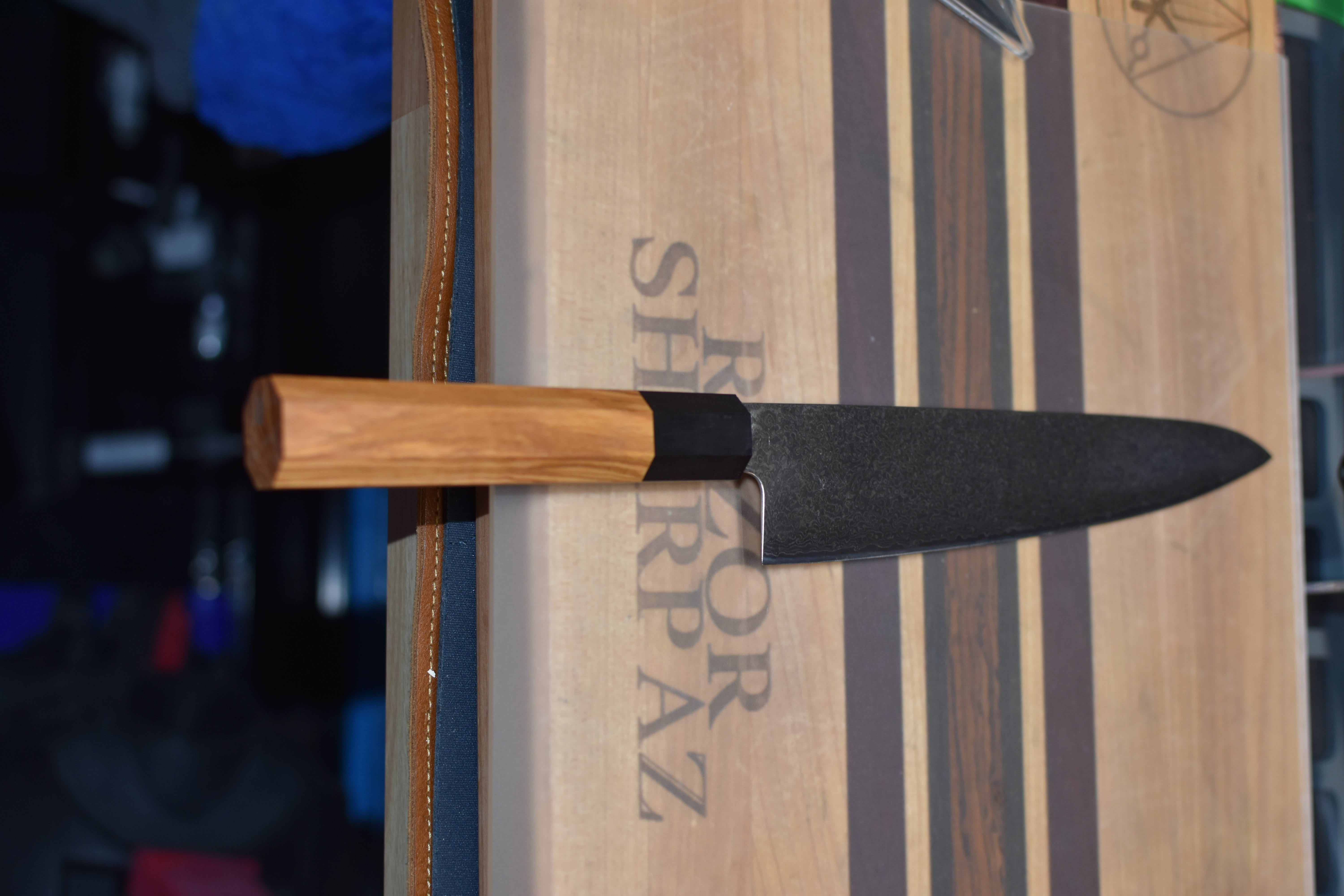 8.0 “ Custom VG-10 Damascus Chef Knife