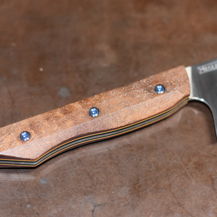 Meglio Semi Custom 8 inch Kiritsuke cd#1 Birch by Meglio Knives