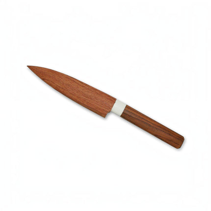 KC-082 Pairing Knife Rosewood Sheath Sharp Point Kanetsune Seki Fruits Knife Japan by Kanetsune
