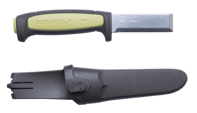 Mora Chisel Knife 12250 Carbon Steel Square Tip For Carpenters by Mora