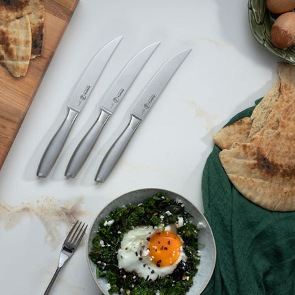 Avanta Stainless Fine Edge Steak Knife Set - 4 Piece by Messermeister