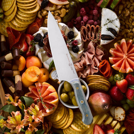 Custom Blue Chef's Knife - 8"