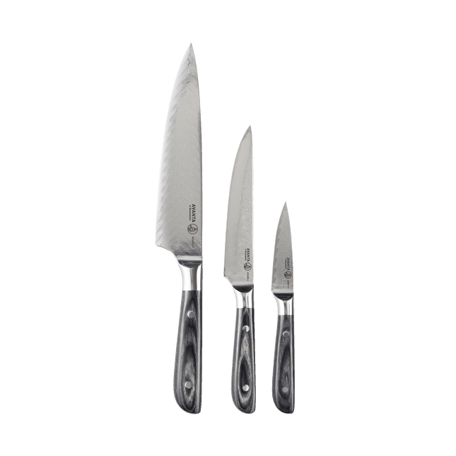Avanta Damascus Starter Set - 3 Piece by Messermeister