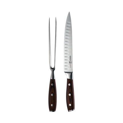 Avanta Pakkawood Kullens Carving Set - 2 Piece by Messermeister