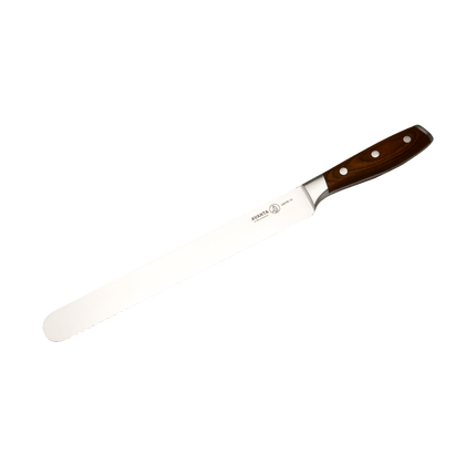 Avanta Pakkawood Scalloped Slicer - 10" by Messermeister