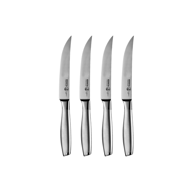 Avanta Stainless Fine Edge Steak Knife Set - 4 Piece by Messermeister