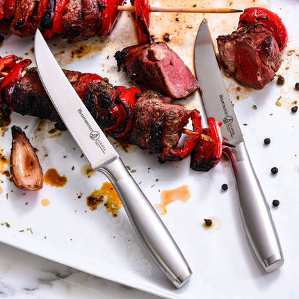 Avanta Stainless Fine Edge Steak Knife Set - 4 Piece by Messermeister