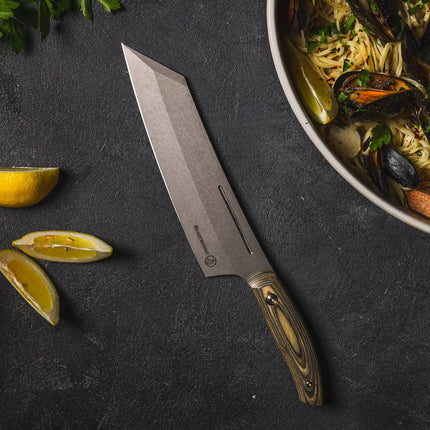 Carbon Bunka Chef's Knife - 8" by Messermeister