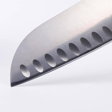 Custom Blue Kullens Santoku Knife - 7"