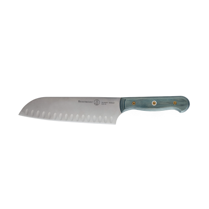 Custom Blue Kullens Santoku Knife - 7"