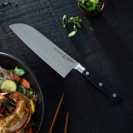 Meridian Elite Kullens Santoku Knife - 7" by Messermeister