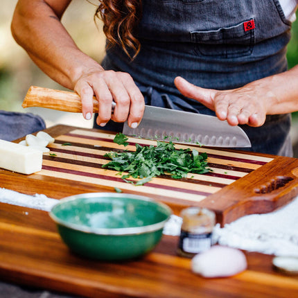 Oliva Elite Kullens Santoku Knife - 7" by Messermeister