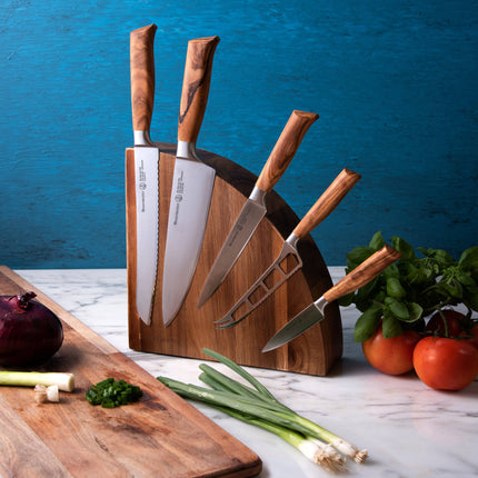 Oliva Elite Magnet Block Set - 6 Piece by Messermeister
