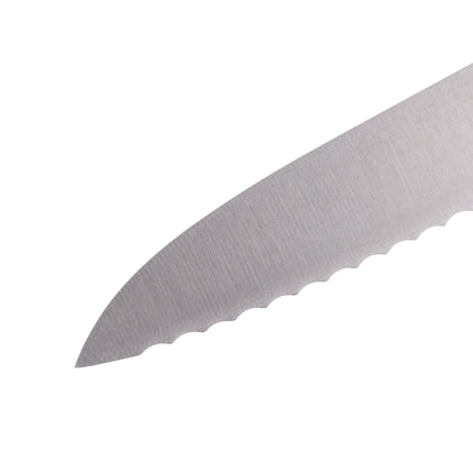 Pro Series Offset Scalloped Slicer - 8" by Messermeister