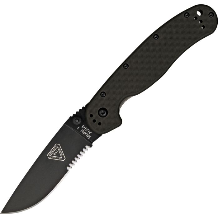 Ontario Rat 1 Serrated Knife | Durable & Versatile Blade