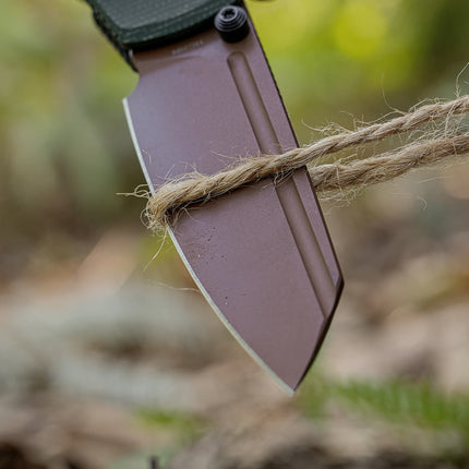 Raccoon 2.0 Top Liner Lock knife A2907 with 3.25" 14C28N blade, micarta handle, copper dune finish, drop point