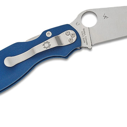 Spyderco Knives Military 2 Blue CPM-SPY27 Folding Knife by Spyderco