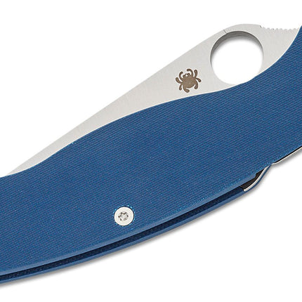 Spyderco Knives Military 2 Blue CPM-SPY27 Folding Knife by Spyderco